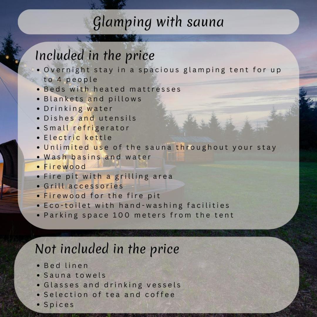Hotel Kuusehaldja Glamping à Kohila Chambre photo
